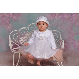 Baby Colibra Sukienka do chrztu Magnolia