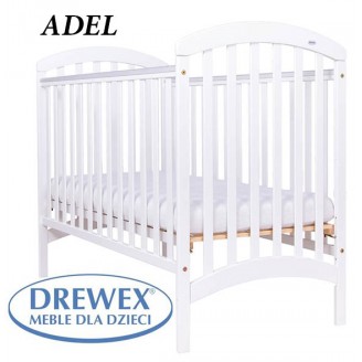 Drewex łóżeczko  Adel 120x60 z opuszczanym bokiem