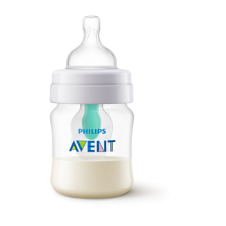Avent  Butelka antykolkowa 0m+ 125ml smoczek dla noworodków z nakładką antykolkową AirFree