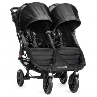 Baby Jogger Wózek bliźniaczy City mini GT podwójny Black / Black