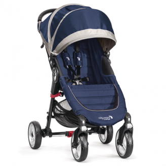 Baby Jogger Wózek głęboko- spacerowy city mini 4-kołowy Cobalt / Gray