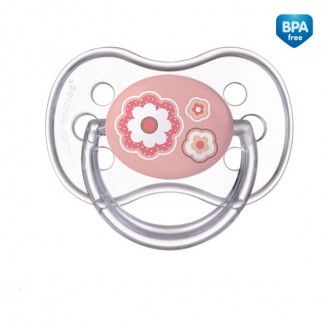 Canpol Smoczek silikonowy symetryczny "Newborn baby" 0-6 miesięcy