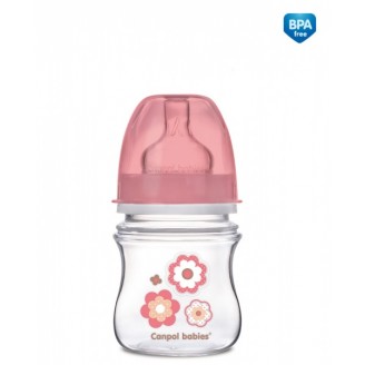 Canpol Antykolkowa butelka szerokootworowa EasyStart "Newborn baby" 120 ml 0m+