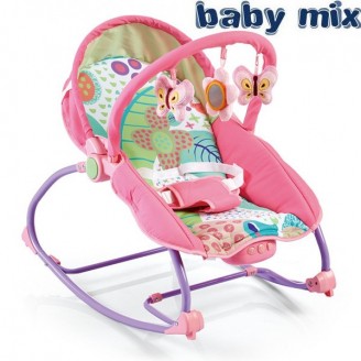 Leżaczek niemowlęcy Baby Mix z muzyką i wibracją