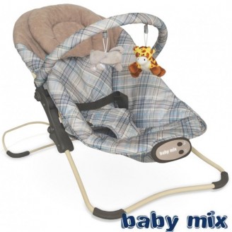 Leżaczek niemowlęcy Baby Mix z muzyką i wibracją