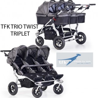 Wózek dla trojaczków TFK Trio Twist Triplet