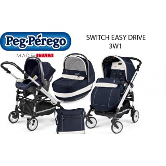 Peg-Perego Switch Easy Drive Completo & Modular 2016 (spacerówka +gondola +fotelik+torba)