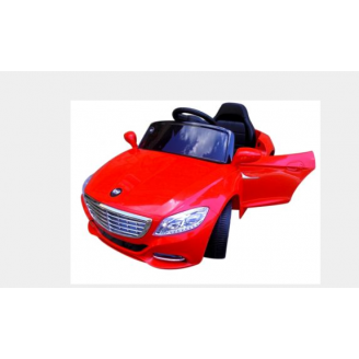 Ragil Autko na akumulator Cabrio S1 czerwony- miękkie koła Eva, miękki fotelik