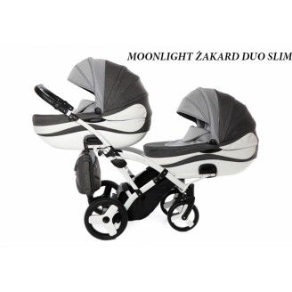 Wózek Bliźniaczy Moonlight Żakard Duo firmy Tako